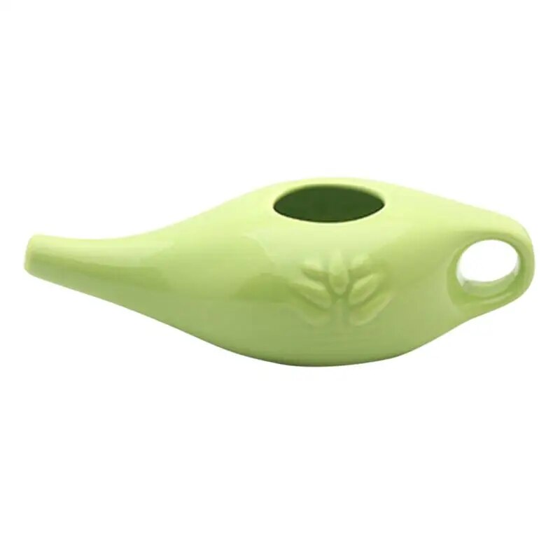 NETI POT Pulizia Nasale 250ml in ceramica Rimedio Ayurvedico - YogaMatore